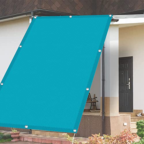 Voile ombrage rectangulaire grand format contre la chaleur du balcon
