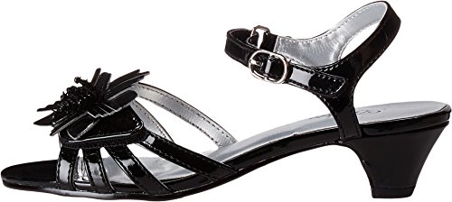 Girl's Marlene (Little Kid/Big Kid) Black Shiny Sandal 1.5 Little Kid N2