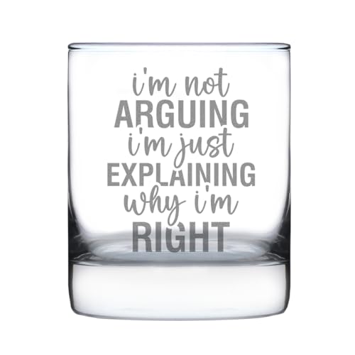 Make Your Mark Design Hand Engraved 10oz Rocks Glass, I'm