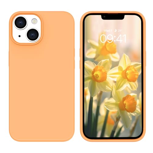 Coque iPhone 14 silicone doublure microfibre et dos rigide premium