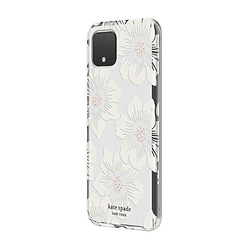 Coque rigide Pixel 4 Kate Spade Hollyhock anti-jaunissement pour protéger des chutes