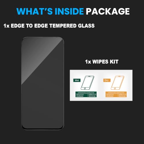 Image of ArmourPro Tempered Glass for Realme 16x - 9H Screen Protector with Black Border, Anti Scratch, Edge-to-Edge Coverage, HD Clarity, Smooth Touch, Case Friendly | Black