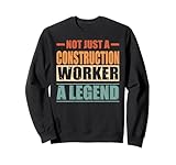 Photo Gallery funny quote retro construction worker felpa Photo Gallery funny quote retro construction worker felpa