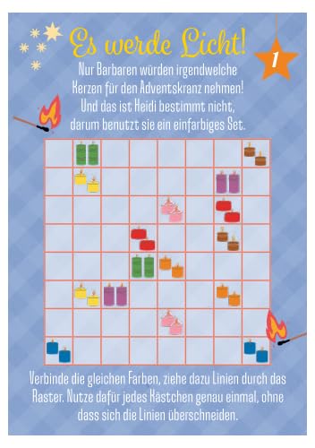 Rätseladventskalender to go 7: Mit 24 kniffligen Rätseln (Adventskalender für Erwachsene - 24 Rätsel)