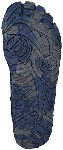 Whitin Men's Cross-Trainer Barefoot & Minimalist Shoes Low Zero Drop Wide Toe Box Five Fingers Size 8.5 Gym Workout Fitness Trail Running Hiking Road Runners Flat Sneakers Male Blue 41 #TOP6