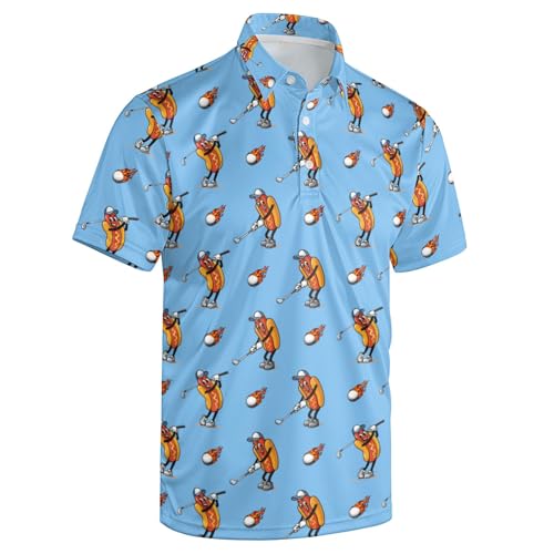 Polo clásico para hombre con mangas cortas, cómodo y ligero, ideal para golf y uso casual miniatura 3