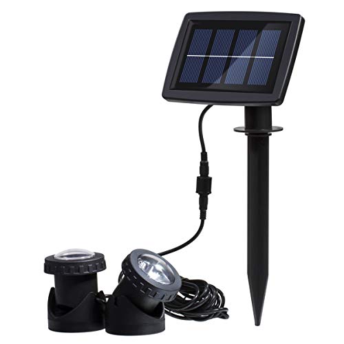 Preisvergleich Produktbild DaMohony Solarbetriebenes Licht, Unterwasserlicht für Garten, Rasen, Pool, Heimdekoration