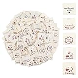 Photo Gallery peovlvn 100 etichette da cucito per articoli fatti a mano, 2 x 2 cm, etichette fatte a mano per uncinetto, etichette personalizzate in tessuto, etichette per abbigliamento, fai da te, lavori a maglia Photo Gallery peovlvn 100 etichette da cucito per articoli fatti a mano, 2 x 2 cm, etichette fatte a mano per uncinetto, etichette personalizzate in tessuto, etichette per abbigliamento, fai da te, lavori a maglia