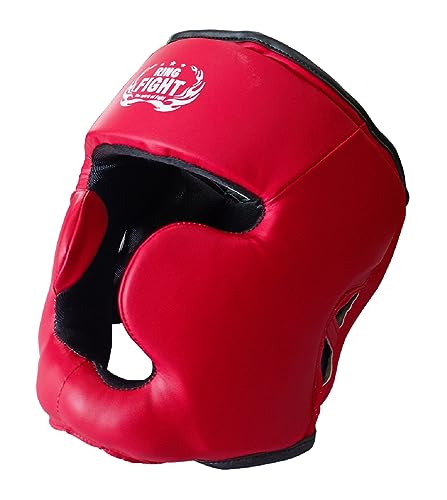 Ring Fight MMA Training Headgear Red - Image 3
