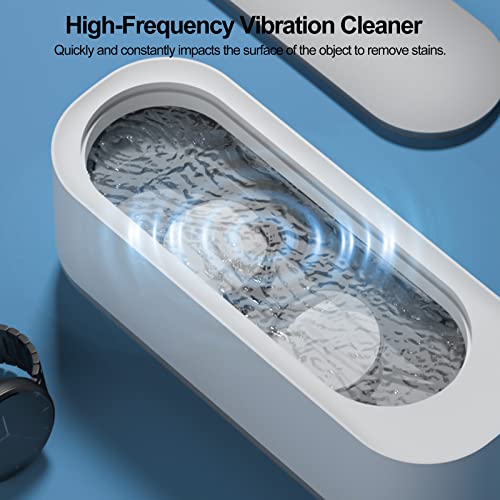 Mini limpador ultrassônico de joias 300ml Máquina de limpeza ultrassônica profissional portátil para