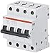 Price comparison product image ABB S203-C2NA Miniature Circuit Breaker, 3 Pole+N, Type C, 6/10kA Breaking Capacity, 2 Amp Current (2CDS253103R0024)