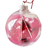 ⇧[Creare un'atmosfera festiva] La decorazione della palla per maglieria di Natale è progettata con decorazioni a maglia integrate nelle palle di Natale, che rendono la tua casa o l'albero di Natale più luminoso e più sfarzoso, aggiungendo un'atmosfera festosa a te.