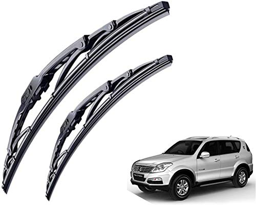 Image of WolkomHome High Performance OE Car Wiper Blade Replacement set of 2 Pc Right 20 inch Left 20 inch for Mahindra Rexton
