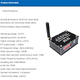 Lckiioy 2 x 2,4 G HiFi Wireless Audio Transmission Transceiver obsługuje jeden nadajnik i wiele odbiorników dla dźwięku stereo