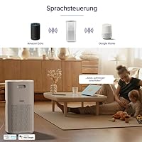 Levoit Core 600S Luftreiniger für Raucherzimmer, CADR 697m³/h, Cremeweiß – Ansicht 7