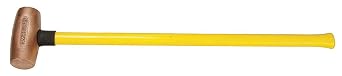 AM12CUFG Sledge Hammer, 12 lb., 32" Copper/Fiberglass, 6.5" Height, 3" Width, 32" Length