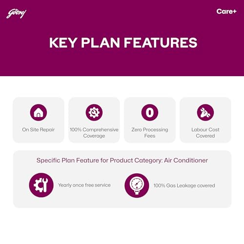 Image of GodrejCare+ 1Year Extended Warranty Plan for Refrigerators Priced INR 50,001 & Above | Comprehensive Appliance Protection | Email Delivery | No Physical Product