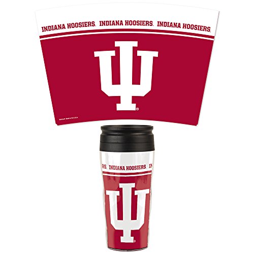 WinCraft NCAA Indiana University Contour Travel Mug, 16 oz