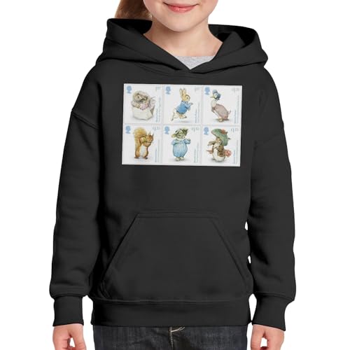 Sweat à capuche enfant Timbre Beatrix Potter en coton premium