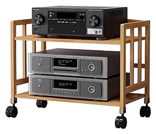 Soporte tocadiscos antivibración de bambú para proteger discos y vinilos 2