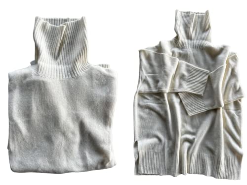 Polo Ralph Lauren Wool Cashmere Oversize Turtleneck Knit Sweater Jumper...