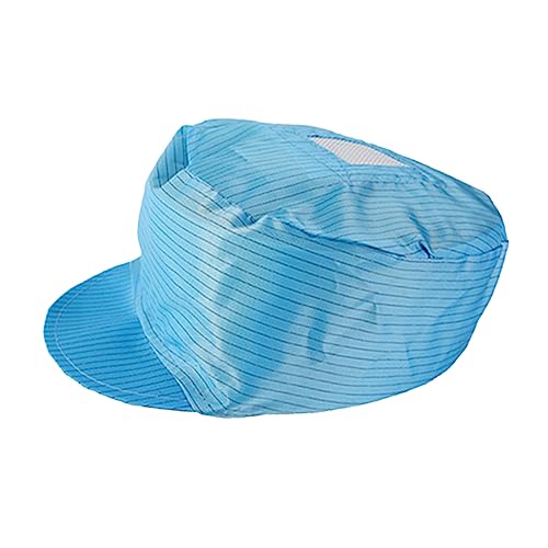 MUSISALY Static Working Hat 5pcs Blue Mesh Fabric Protective Cap for Electronics Solar Toys