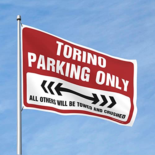Bandera de Torino grande 152 x 244 cm para solucionar paredes vacias en habitaciones