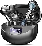 Wireless Earbuds, Bluetooth 5.4 Headphones HiFi Stereo 50H Playback LED Digital Display Ear Buds with ENC Noise Canceling Headset, IPX7 Waterproof Earphones for Running/Workout