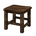 Reposapiés Banqueta de Cocina Taburete de Madera Maciza Hogar de Los Niños Retro Cuadrado de Madera Pequeño Banco Ocio Al Aire Libre Banco Portátil rústico Vintage Taburete de Paso para Adultos y ni