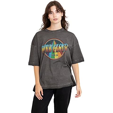 Camiseta Cotton Soul Pink Floyd Tour 73 para Mujer Cover