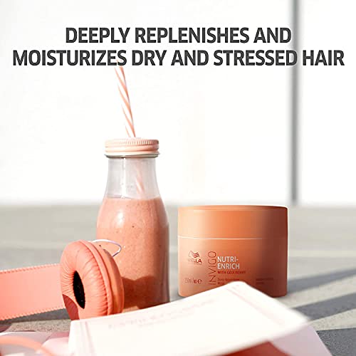 Wella Professionals Invigo Nutri-Enrich Hair Mask | 150 ml | Nourishing, Hydrating Hair Treatment for Dry & Damaged Hair | With Goji Berry Nutrients - Image 3