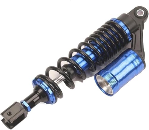 Amortisseur de moto arrière 320 mm bleu en alliage haute résistance
