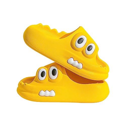 Little Boys Girls Dinosaur Slide Sandals Non-Slip Soft Thick Sole Shoes Shower Pool Home Summer Beach Slippers