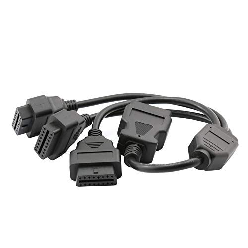 Cable extensor de diagnostico con divisor OBD2 de 3 vias para conectar varios equipos 7