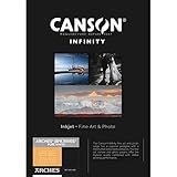 Canson Infinity Arches BFK Rives Soft Textured Pure White Matte Inkjet Paper, 310gsm, 8.5x11, 25 Sheets