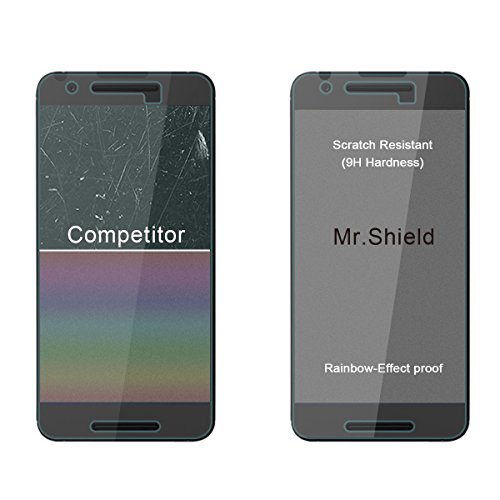 [2-Pack]-Mr.shield Designed For Huawei (Google) Nexus 6P 2015 Newest [Tempered Glass] Screen Protector With Lifetime Replacement #TOP3