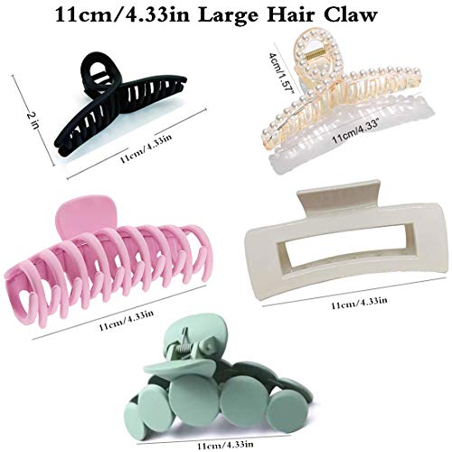 image for Aceoce Hair Claw Clips , Hair Claw Clips for Women,Large Hair Clips fo