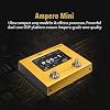 HOTONE Multi Effects Processor Pedal Guitar Bass Amp Modeling IR Cabinets Simulation Multi LanguageStereo OTG USB Audio Interface Ampero Mini MP-50 (Include 10 PCS Additional Footswitch Toppers)