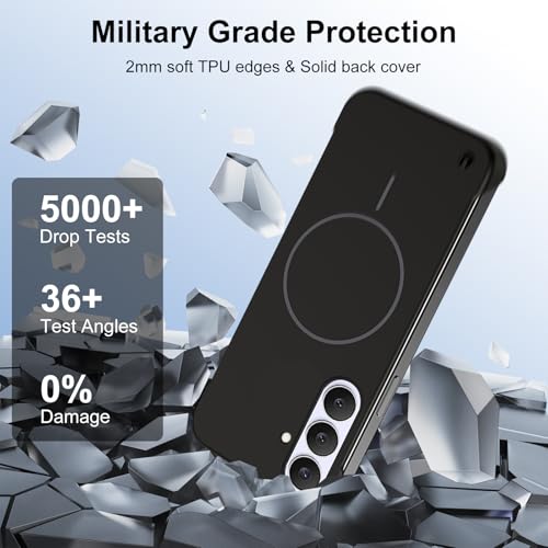 Coque rigide Samsung S24 Plus toucher sans cadre noire et mince - 4