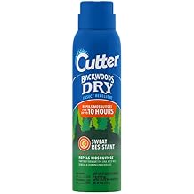 Cutter Backwoods Dry Insect Repellent, Aerosol, 4-Ounce