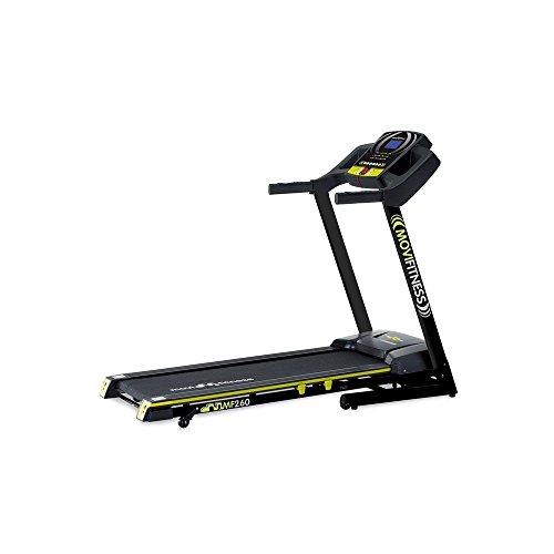 Movi Fitness MF260 Tapis Roulant ad Inclinazione Manuale, Nero