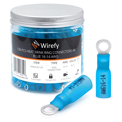 Cosses a oeil thermorétractables 1,5-2,5 mm² kit de sertissage M4