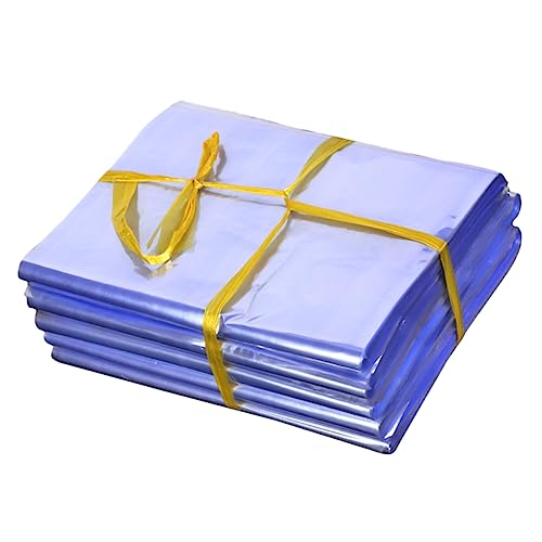 KICHOUSE Shoe Heat Shrink Film 100pcs Shrink Wrap Bags for Moving Protection No Wire Drawing