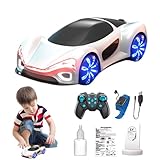 Coche Teledirigido de Acrobacias con Control por Gestos | Juego de Derrape y Rotación 360 Grados con 2.4GHz Recargable - con Sensor de Gestos y Luces para Acrobacias,Regalo para Niños de 4 a 15 Años