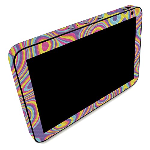 Image of MightySkins Carbon Fiber Skin Compatible with Amazon Echo Show 8 (Gen 2) - Gobstopper | Protective, Durable Textured Carbon Fiber Finish | Easy to Apply | Made in The USA