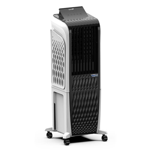 ymphony Diet 3D 30i Portable Tower Air Cooler For Home with 3-Side Honeycomb Pads i-Pure Technology and Low Power Consumption