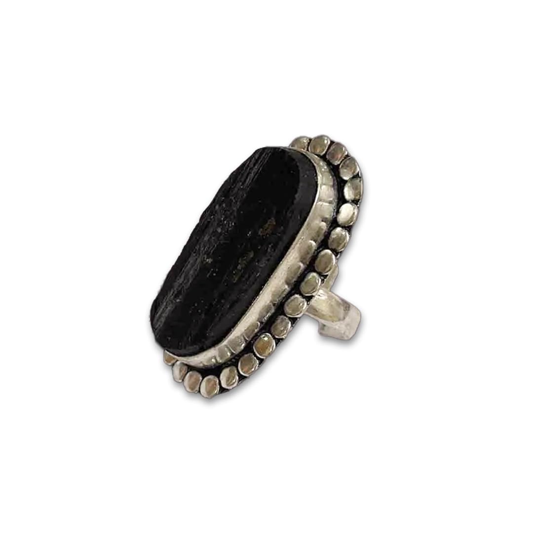 Studd Muffyn Black Tourmaline Adjustable Ring For Unisex-Adult (B0C5CTX2QC) Amazon Price History, Amazon Price Tracker