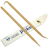Rosemont Scuba Premium Brass Pick Kit – 2 Picks with 4 Tip Styles | O-Ring and Seal Removal Tools for Scuba Diving, Automotive, and DIY Maintenance | Durable, Scratch-Free Design