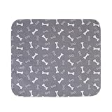 Gutol Welpen-Pipi-Unterlagen für Hunde mit Pheromonen - Waschbar, auslaufsicher und geruchsdicht, rutschfeste Unterseite, leicht zu reinigen und wiederverwendbar (Grau 80x90cm)