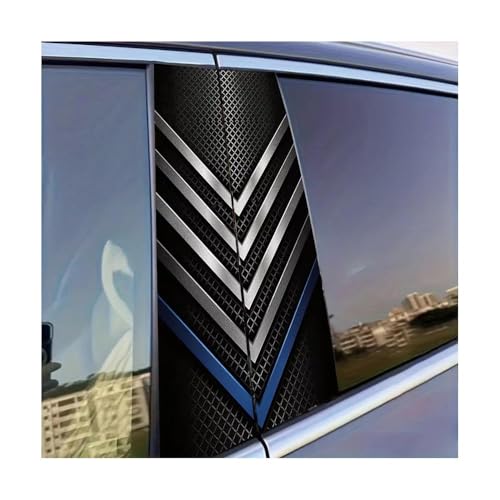 Accessoires automobiles autocollants de pilier de fenêtre de voiture en V